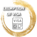 Country of Exemption of entry visa to Japan